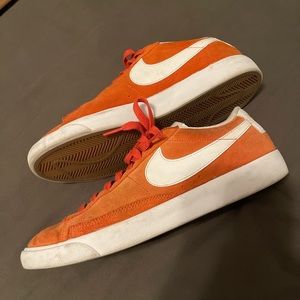 Nike blazer low in orange, men, sneakers, retro